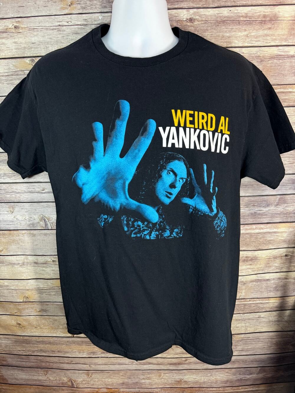 Weird Al Yankovic Black Shirt Size Large Sorry No Refunds Tour